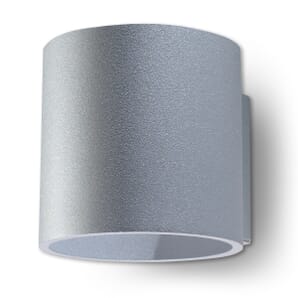 Grey Wall Light 10cm
