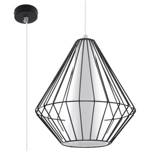 Black Pendant Single Ceiling Light 28cm