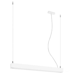 White Pendant Bar Ceiling Light 67cm