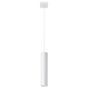 White Pendant Single Ceiling Light 8cm