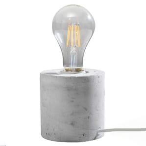 Grey Table Lamp 10cm