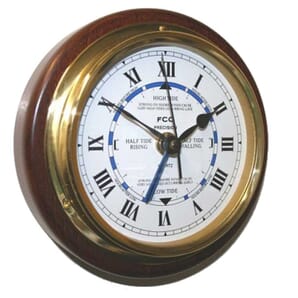 FCC Tide Clock Mounted on Wood 170mm 1035LP