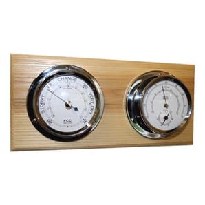 DISCONTINUED: Chrome Barometer & Thermo/Hygro