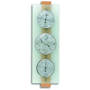 Frosted Glass Barometer 38.5cm
