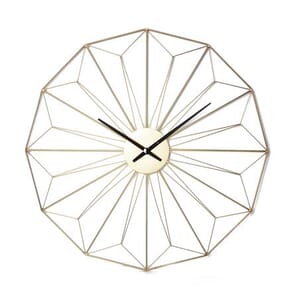 Large Round Wire Wall Clock 100cm