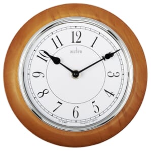 Newton Wooden Case Wall Clock