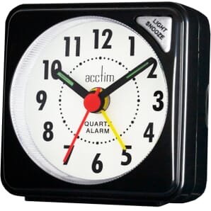 Ingot Analogue Alarm Quartz Clock