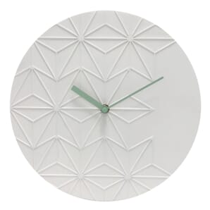Chloe Geometric Pattern Resin Clock Face