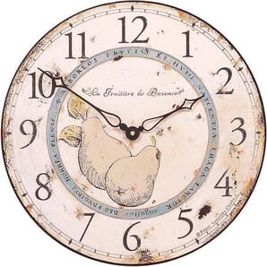 Pears of Provence Wall Clock 36cm