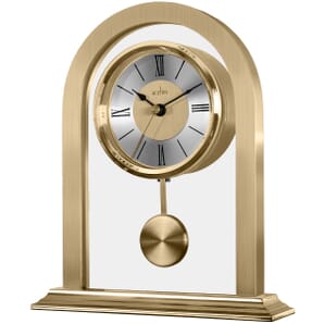 Colney Mantel Clock Arched Pedulum Mantel / Tabletop Clock