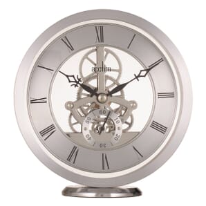 Millendon Mantel Clock Polished Metal Case