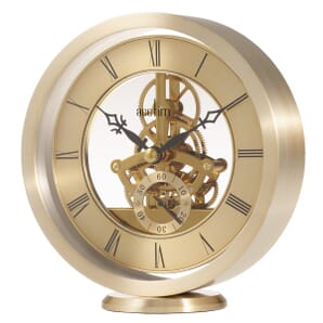 Millendon Polished Metal Case Mantel Clock