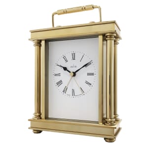Marlow Gold Metal Finished Carriage Clock