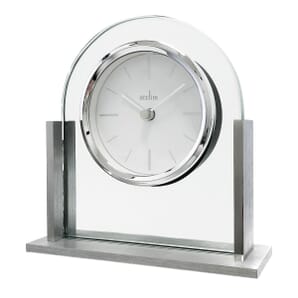 Wootton Arched Glass Mount Mantel Clock