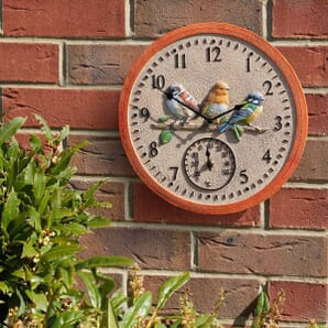BirdWood Wall Clock