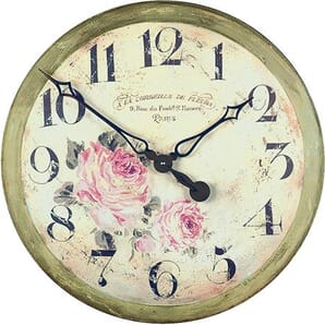 Large Florist Wall Clock 49.6cm