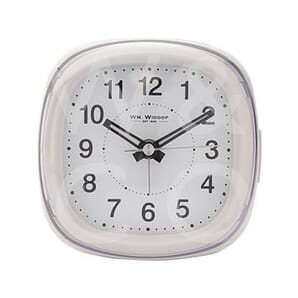 Alarm Clock Dome Lens Sweep Snooze Light - Ivory 8cm