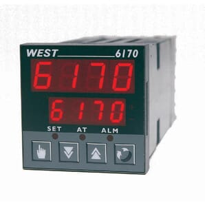 West P6170+ 1/16 DIN Valve Controller