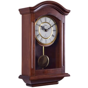 Thorncroft Crafted Wooden Carved Case Wall Clock