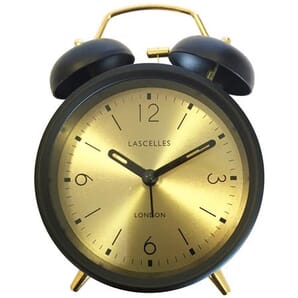 Twin Bell Alarm with Matte Black Case 14cm