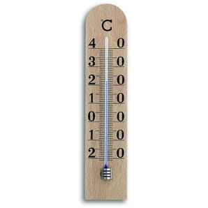 Indoor Beech Thermometer 25cm