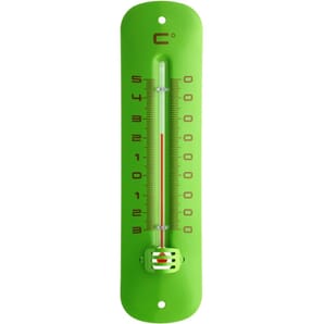 Green Indoor/Outdoor Thermometer 19cm