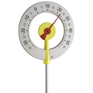 Big Yellow Lollipop Garden Thermometer 1.1m