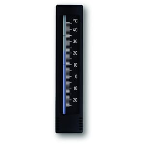 Indoor/Outdoor Silver Stamp Thermometer 14.5cm