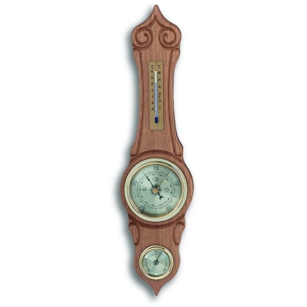 Natural Banjo Barometer 42cm
