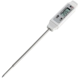 Analogue thermometer for butter, curds and cheese