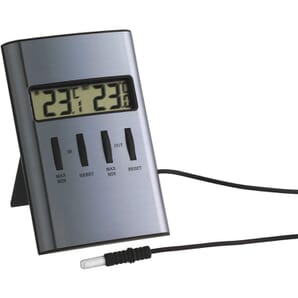 Digital Indoor/Outadoor Thermometer With Cabled Probe 9.8cm