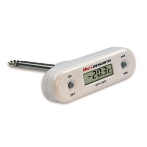 T-Shaped Waterproof Digital Thermometer with 120mm Screw Probe Tip