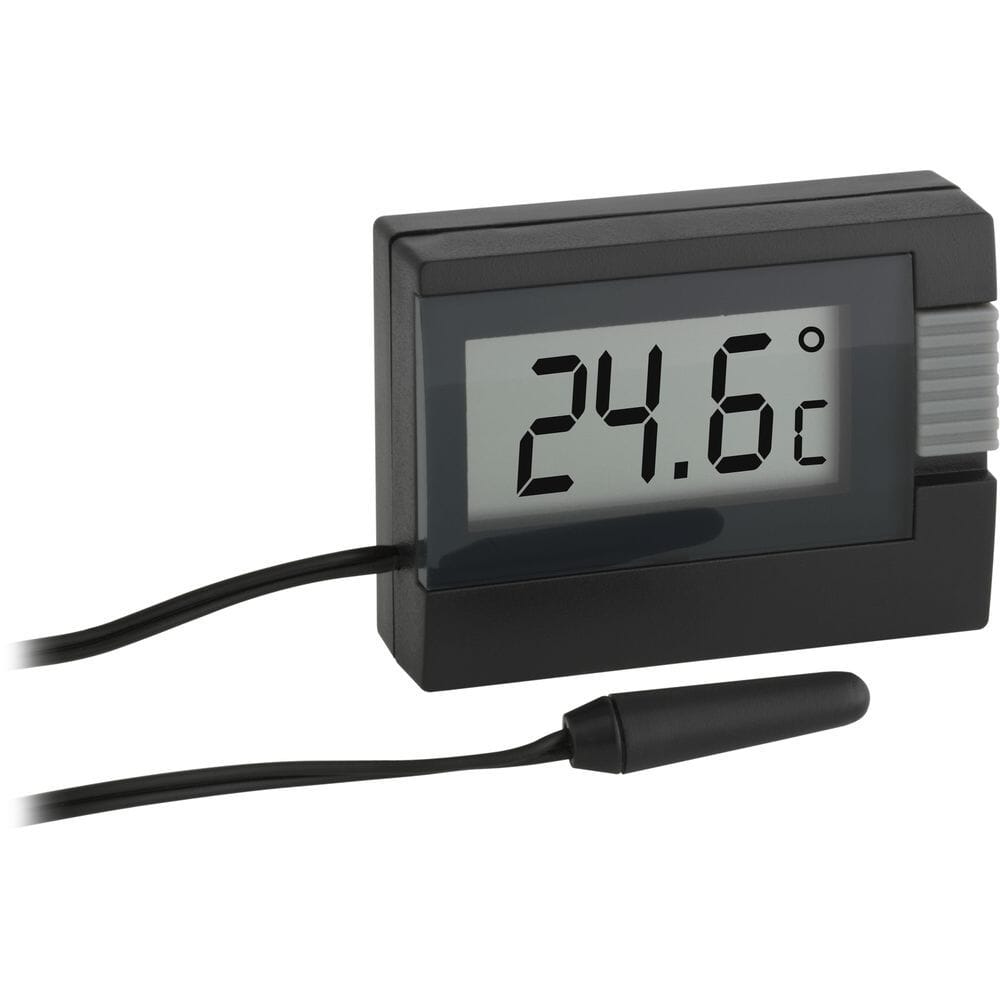 TFA Digital Thermometer for fish tank etc with cabled temperature sensor 30.2018.01