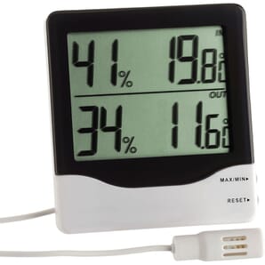 Digital Indoor/Outdoor Thermo-Hygrometer Cabled