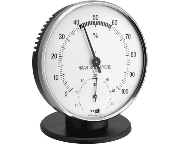 Thermo-Hygrometer Black Hair Synthetic Thermo-Hygrometer Black Hair Synthetic