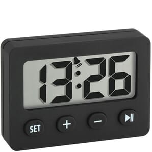 Compact Digital Alarm Clock with Timer and Stopwatch 6cm