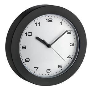 Black Wall Clock 22.8cm