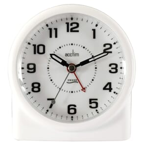 Central White Smartlite Alarm Clock 12cm