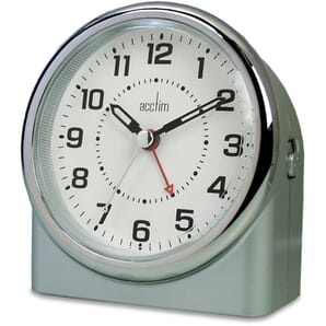 Central Silver Smartlite Alarm Clock 12cm
