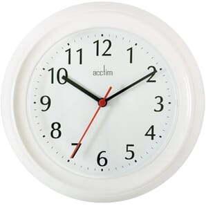 Wycombe White Wall Clock 22.5cm