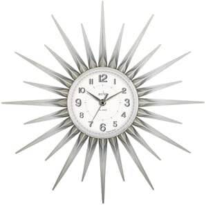 Stella Silver Wall Clock 43cm