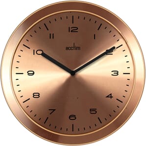 Dalston Ultra-Slim Gold Wall Clock 28cm