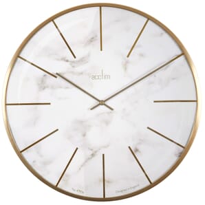 Luxe XL Marble Wall Clock 40cm