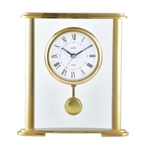 Welwyn Gold Mantel Clock 20cm