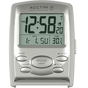 Vista Radio Controlled Digital Alarm Clock 9cm