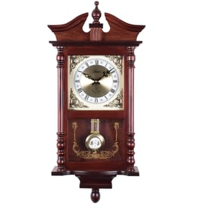 Westbury Radio Controlled Chiming Pendulum Clock 62.5cm
