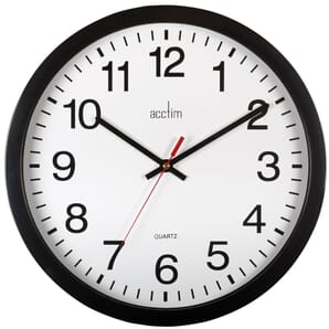 Controller Black Wall Clock 35.5cm
