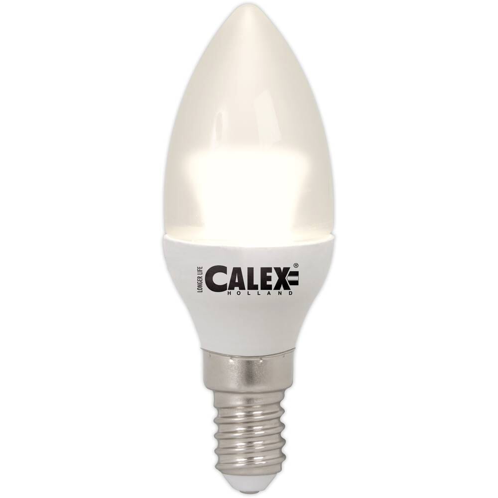 Calex Satin Crystal LED Candle lamp 240V 5,5W 380lm E14 B38, 2000-2700K Variotone