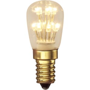 Calex Pearl LED Pilot lamp 240V 1,0W E14 T26x60mm, 13-leds 2100K