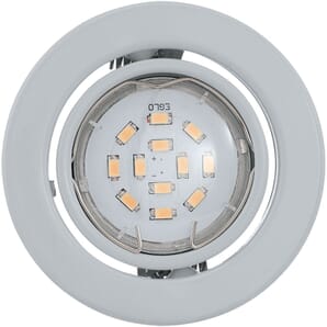 Downlight LED Compatible 9cm Pack of 3 White IP44  9cm